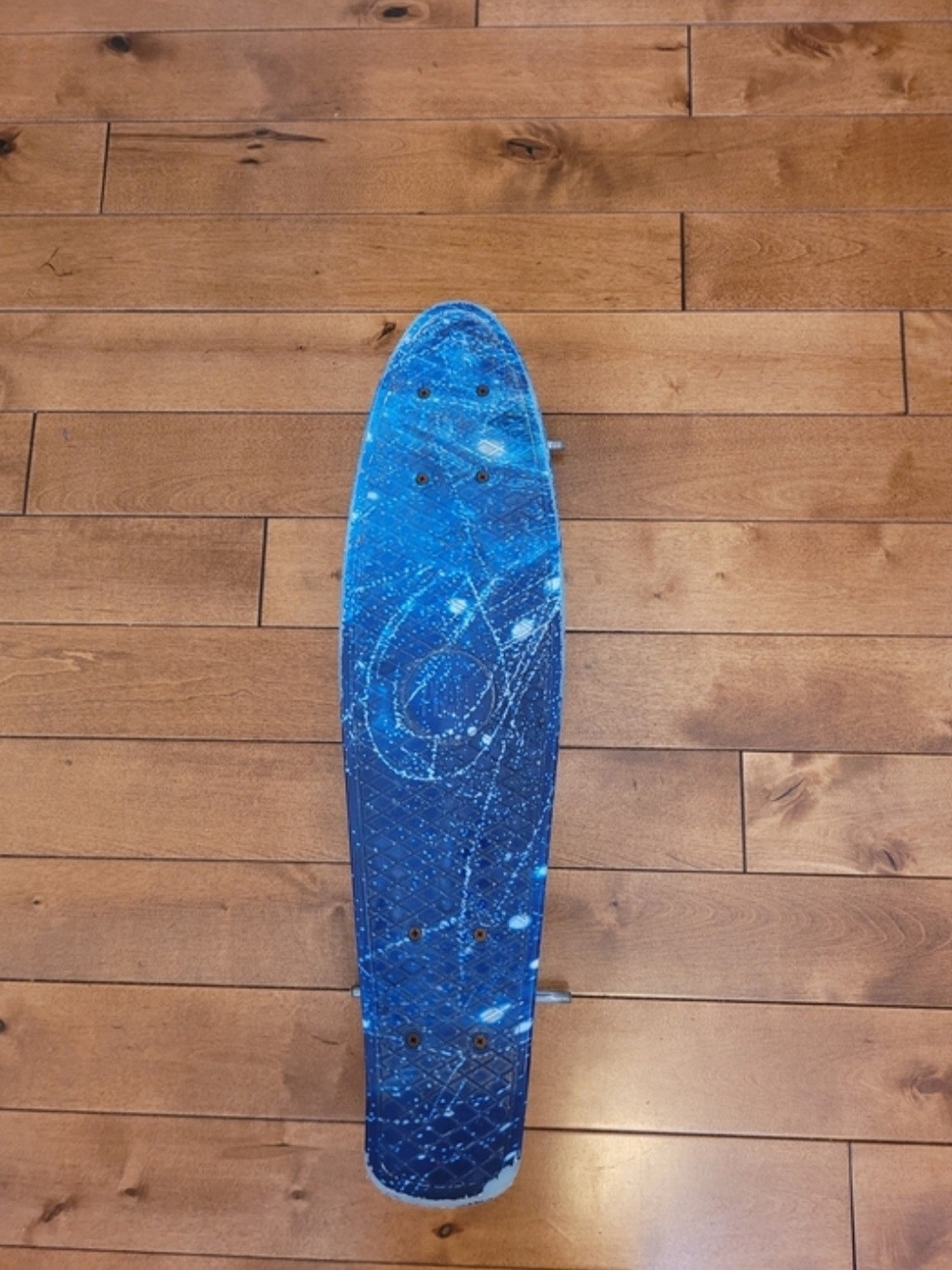 22" PHAT Blue Galaxy Penny Board